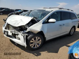 2016 Honda Odyssey with VIN 5FNRL5H62GB143676, listed as a Copart auction lot 54407205 with 113,423 mi miles and Salvage Title. Bid and sale history available at DreamBid. Image 1.