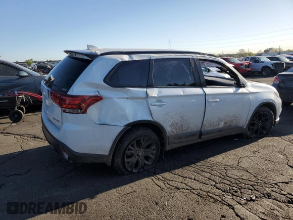 2018 Mitsubishi Outlander ES with VIN JA4AZ3A33JZ064156, listed as a Copart auction lot 55072645 with Not provided miles and Non repairable. Bid and sale history available at DreamBid. Image 3.