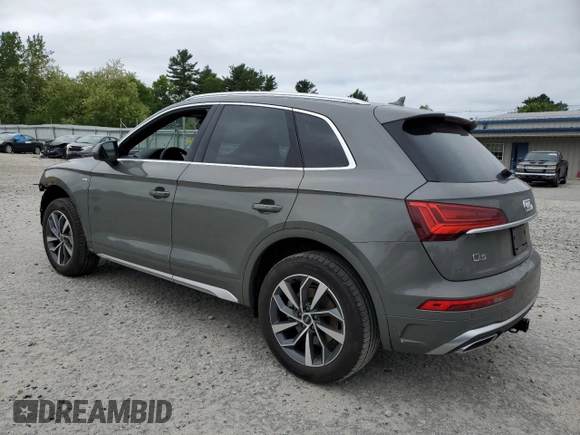2023 Audi Q5 S line Premium Plus z VIN WA1EAAFY3P2183215, wystawiony jako Copart lot #57240255 z przebiegiem 13 998 mil mil oraz Szkody całkowita. Historia ofert i sprzedaży dostępna na DreamBid. Obrazek 2.