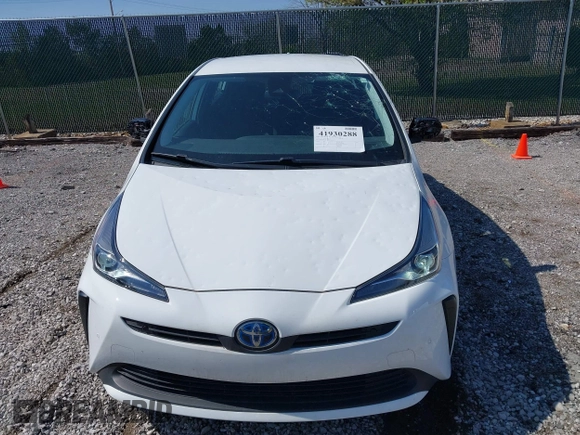 2022 Toyota Prius L Eco with VIN JTDKAMFUXN3159170, listed as a IAAI auction lot 41930288 with 53,414 mi miles and . Bid and sale history available at DreamBid. Image 12.