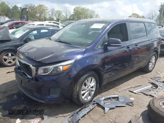 2018 Kia Sedona LX with VIN KNDMB5C16J6424343, listed as a IAAI auction lot 41952305 with 130,439 mi miles. Bid and sale history available at carsss.com. Image 17.