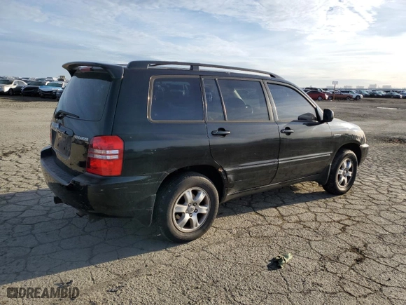2002 Toyota Highlander with VIN JTEGF21A420046977, listed as a Copart auction lot 50192095 with 250,300 mi miles and Clean Title. Bid and sale history available at carsss.com. Image 3.