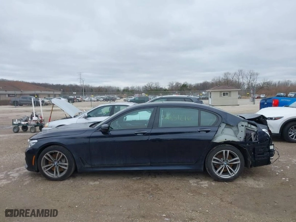 2016 BMW 7 Series 750i xDrive with VIN WBA7F2C53GG416834, listed as a IAAI auction lot 41851216 with 98,835 mi miles. Bid and sale history available at carsss.com. Image 15.