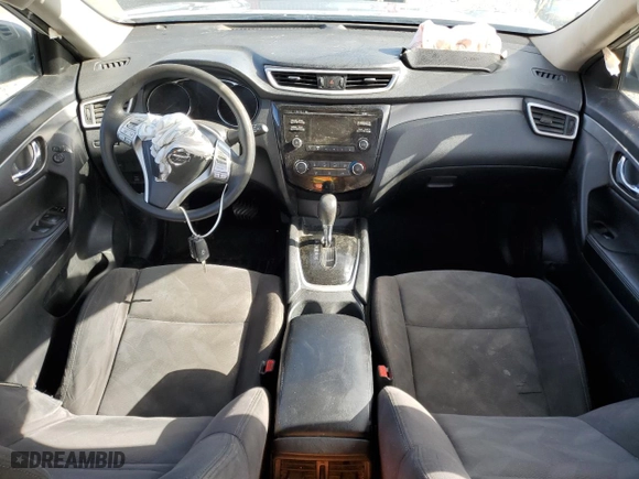 2016 Nissan Rogue SV with VIN KNMAT2MV4GP599449, listed as a Copart auction lot 43817365 with 163,844 mi miles and Salvage Title. Bid and sale history available at carsss.com. Image 8.