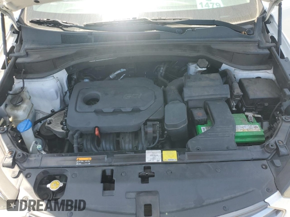 2017 Hyundai Santa Fe 2.4L with VIN 5XYZT3LB2HG411516, listed as a Copart auction lot 60369165 with 109,763 mi miles and Clean title. Bid and sale history available at DreamBid. Image 12.