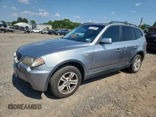 2006 BMW X3 3.0i с VIN WBXPA93416WG82378, выставлен на аукционе Copart как лот 62728995 с пробегом 129 092 миль миль и Чистый • Clean title. История ставок и продаж доступна на DreamBid. Изображение 1.