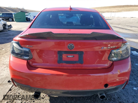 2015 BMW 2 Series M235i xDrive with VIN WBA1J9C52FVX99298, listed as a Copart auction lot 44325195 with 120,545 mi miles and Salvage Title. Bid and sale history available at carsss.com. Image 6.