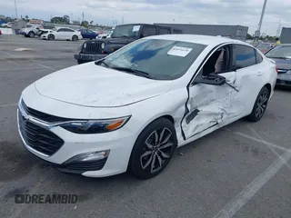 2024 Chevrolet Malibu RS with VIN 1G1ZG5ST7RF235490, listed as a IAAI auction lot 42034638 with 6,184 mi miles and . Bid and sale history available at DreamBid. Image 2.
