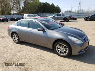 2012 Infiniti G37 x with VIN JN1CV6AR5CM680654, listed as a Copart auction lot 54487355 with 273,872 mi miles and Salvage Title. Bid and sale history available at DreamBid. Image 4.