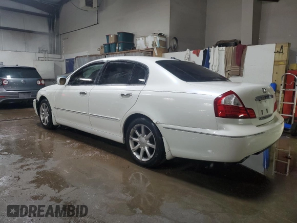 2005 Infiniti Q45 z VIN JNKBF01A55M101676, wystawiony jako Copart lot #44019275 z przebiegiem 157 254 mil mil oraz Szkody całkowita. Historia ofert i sprzedaży dostępna na DreamBid. Obrazek 2.