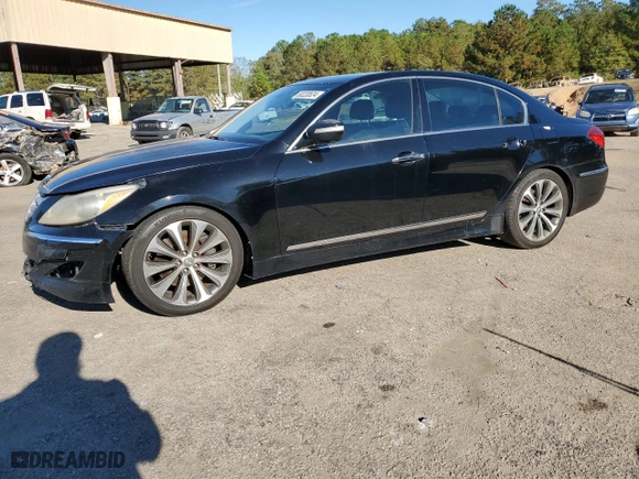 2013 Hyundai Genesis 5.0L R-Spec with VIN KMHGC4DH7DU225863, listed as a Copart auction lot 80220524 with 227,546 mi miles and Salvage Title. Bid and sale history available at carsss.com. Image 1.