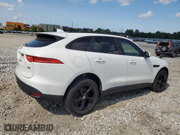 2018 Jaguar F-Pace 20d Premium with VIN SADCJ2FN2JA262398, listed as a Copart auction lot 63638575 with 106,698 mi miles and Clean title. Bid and sale history available at DreamBid. Image 3.
