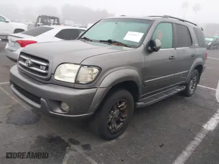 2003 Toyota Sequoia Limited with VIN 5TDBT48A73S184746, listed as a IAAI auction lot 41488014 with 298,447 mi miles. Bid and sale history available at carsss.com. Image 2.