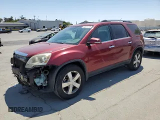 2010 GMC Acadia SLT1 with VIN 1GKLVMEDXAJ264974, listed as a Copart auction lot 61571175 with 169,688 mi miles and Salvage title. Bid and sale history available at DreamBid. Image 1.