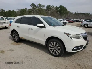 2015 Acura MDX Tech Pkg with VIN 5FRYD3H45FB002139, listed as a Copart auction lot 47551305 with 119,170 mi miles and Clean Title. Bid and sale history available at carsss.com. Image 4.