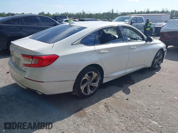 2018 Honda Accord EX-L with VIN 1HGCV2F57JA017839, listed as a IAAI auction lot 41281323 with 83,986 mi miles and . Bid and sale history available at DreamBid. Image 4.