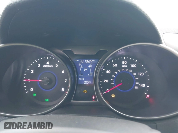 2013 Hyundai Veloster w/Black Int with VIN KMHTC6AD7DU170049, listed as a IAAI auction lot 42441737 with 101,924 mi miles and . Bid and sale history available at DreamBid. Image 7.