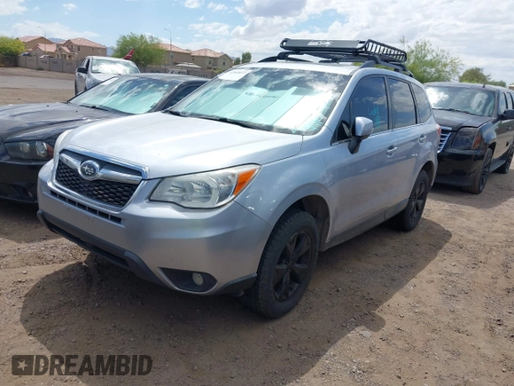 2014 Subaru Forester 2.5i Touring with VIN JF2SJAPCXEH495314, listed as a IAAI auction lot 42048073 with 156,998 mi miles. Bid and sale history available at carsss.com. Image 17.