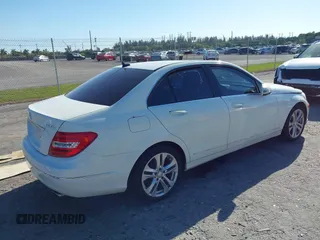 2012 Mercedes-Benz C-Class C 300 Sport with VIN WDDGF8BB6CA653415, listed as a IAAI auction lot 41742153 with 77,975 mi miles. Bid and sale history available at carsss.com. Image 4.