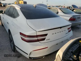 2024 Genesis G80 3.5T Sport with VIN KMTGB4SD4RU206557, listed as a Copart auction lot 74884684 with 0 mi miles and Non Repairable. Bid and sale history available at carsss.com. Image 6.
