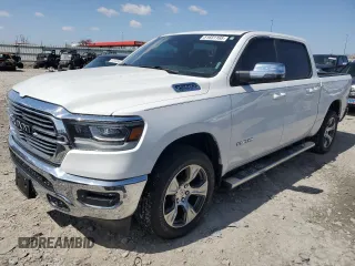 2023 Ram 1500 Laramie with VIN 1C6SRFJT8PN536788, listed as a Copart auction lot 51651165 with 19,493 mi miles and Salvage title. Bid and sale history available at DreamBid. Image 1.