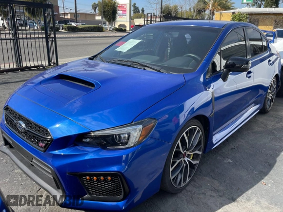 2019 Subaru WRX STI with VIN JF1VA2R64K9816526, listed as a Copart auction lot 50268775 with 56,966 mi miles and Salvage Title. Bid and sale history available at carsss.com. Image 2.