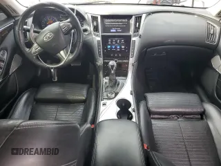 2017 Infiniti Q50 Signature Edition с VIN JN1EV7AR1HM831222, выставлен на аукционе Copart как лот 56303285 с пробегом 107 585 миль миль и Списание • Salvage title. История ставок и продаж доступна на DreamBid. Изображение 8.