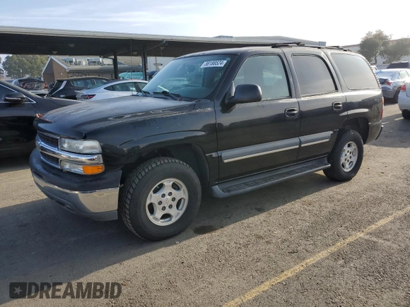 2004 Chevrolet Tahoe LS with VIN 1GNEC13V34J116388, listed as a Copart auction lot 86188524 with 0 mi miles and Salvage Title. Bid and sale history available at carsss.com. Image 1.