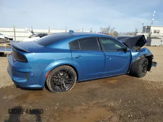 2021 Dodge Charger Scat Pack Widebody with VIN 2C3CDXGJ4MH639397, listed as a Copart auction lot 45706105 with 22,630 mi miles and Salvage Title. Bid and sale history available at carsss.com. Image 3.