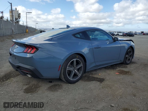 2024 Ford Mustang EcoBoost with VIN 1FA6P8THXR5107004, listed as a Copart auction lot 56758395 with 25,322 mi miles and Salvage title. Bid and sale history available at DreamBid. Image 3.