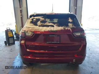 2022 Jeep Compass High Altitude with VIN 3C4NJDCB9NT202983, listed as a IAAI auction lot 41216305 with 27,807 mi miles and . Bid and sale history available at carsss.com. Image 16.