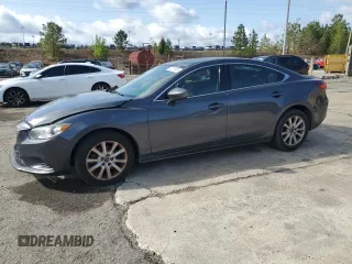 2015 Mazda 6 i Sport with VIN JM1GJ1U5XF1220997, listed as a Copart auction lot 51211645 with 158,145 mi miles and Salvage Title. Bid and sale history available at carsss.com. Image 1.