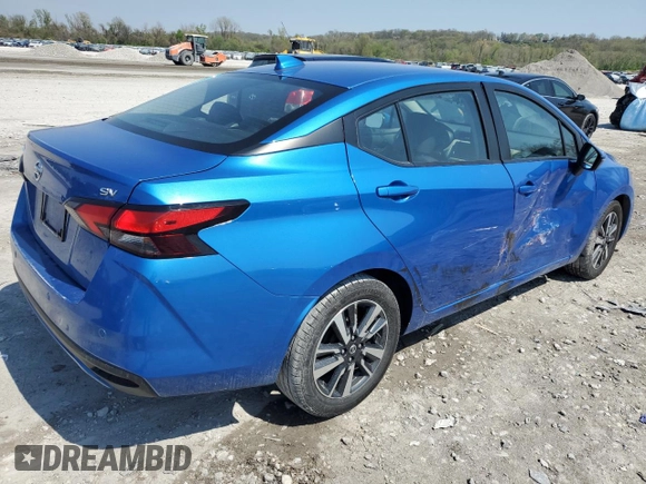2021 Nissan Versa SV z VIN 3N1CN8EV2ML892619, wystawiony jako Copart lot #53611595 z przebiegiem 80 361 mil mil oraz Szkoda całkowita • Salvage title. Historia ofert i sprzedaży dostępna na DreamBid. Obrazek 3.