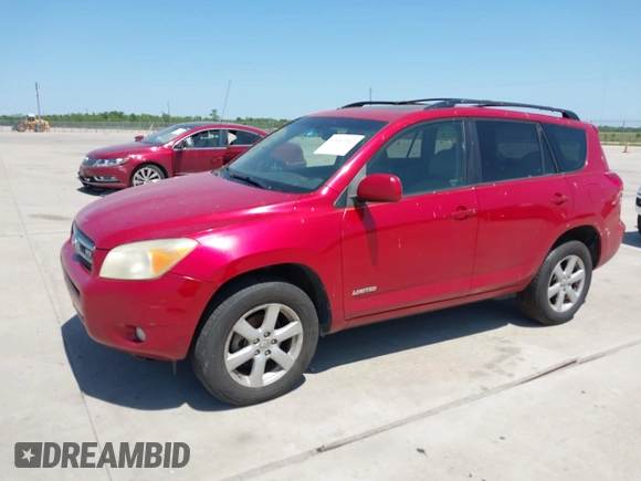 2007 Toyota RAV4 Limited with VIN JTMZK31V775011796, listed as a IAAI auction lot 42007942 with 217,450 mi miles. Bid and sale history available at carsss.com. Image 2.