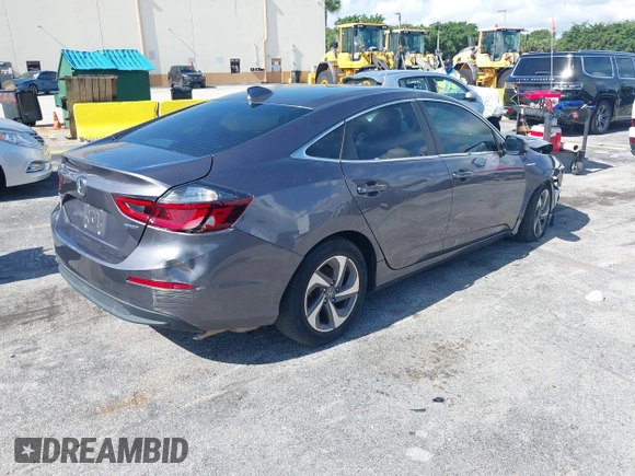 2020 Honda Insight EX with VIN 19XZE4F57LE009521, listed as a IAAI auction lot 42699162 with 161,116 mi miles and . Bid and sale history available at DreamBid. Image 4.