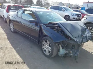 2006 Chevrolet Monte Carlo z VIN 2G1WN151269246347, wystawiony jako IAAI lot #41411592 z przebiegiem Nie podano mil oraz . Historia ofert i sprzedaży dostępna na DreamBid. Obrazek 1.