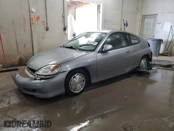 2000 Honda Insight with VIN JHMZE1376YT000164, listed as a Copart auction lot 53851695 with 72,940 mi miles and Salvage title. Bid and sale history available at DreamBid. Image 1.