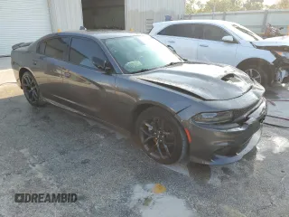 2022 Dodge Charger R/T with VIN 2C3CDXCT4NH126479, listed as a Copart auction lot 46417085 with 59,724 mi miles and Salvage Title. Bid and sale history available at carsss.com. Image 4.