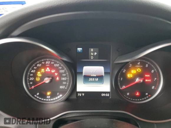 2019 Mercedes-Benz GLC 300 z VIN WDC0G4JB2KF655242, wystawiony jako Copart lot #54240555 z przebiegiem 35 518 mil mil oraz Szkoda całkowita • Salvage title. Historia ofert i sprzedaży dostępna na DreamBid. Obrazek 9.