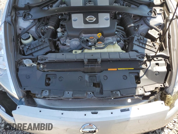 2012 Nissan 370Z Touring with VIN JN1AZ4FH3CM370910, listed as a Copart auction lot 65940005 with 23,009 mi miles and Salvage title. Bid and sale history available at DreamBid. Image 11.