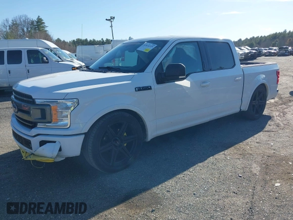 2018 Ford F-150 XL with VIN 1FTEW1EP6JFD45189, listed as a IAAI auction lot 41814329 with Not provided miles and . Bid and sale history available at DreamBid. Image 17.
