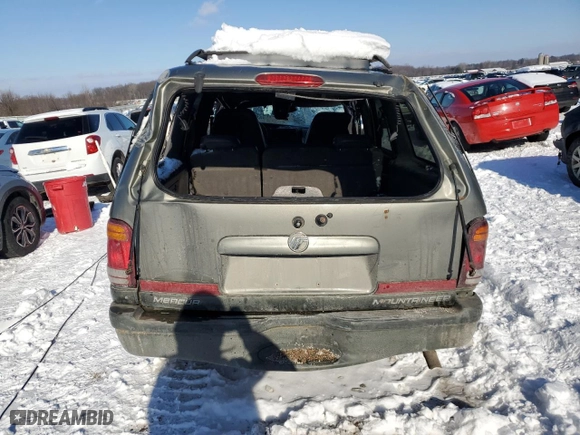 2000 Mercury Mountaineer with VIN 4M2ZU86P4YUJ11793, listed as a Copart auction lot 42039265 with 231,387 mi miles and Clean Title. Bid and sale history available at carsss.com. Image 6.