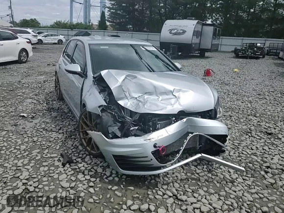 2016 Volkswagen Golf GTI SE with VIN 3VW5T7AU1GM001735, listed as a Copart auction lot 55133774 with 48,277 mi miles and Salvage Title. Bid and sale history available at carsss.com. Image 11.