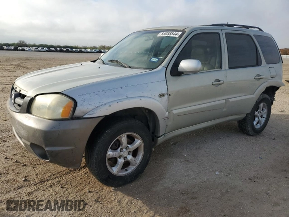 2005 Mazda Tribute i with VIN 4F2YZ02Z95KM44817, listed as a Copart auction lot 85033344 with 258,976 mi miles and Salvage Title. Bid and sale history available at carsss.com. Image 1.