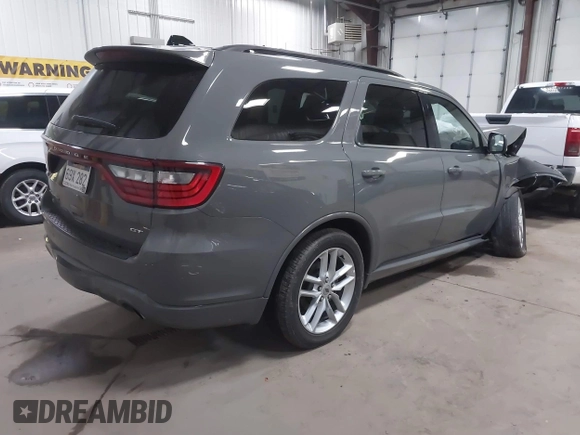 2023 Dodge Durango GT with VIN 1C4RDJDG4PC688019, listed as a IAAI auction lot 41871087 with 36,848 mi miles and . Bid and sale history available at DreamBid. Image 4.