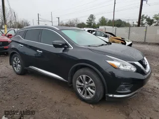 2015 Nissan Murano SL with VIN 5N1AZ2MH1FN208580, listed as a Copart auction lot 51736635 with 74,962 mi miles and Salvage Title. Bid and sale history available at carsss.com. Image 4.