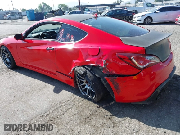 2014 Hyundai Genesis Coupe 2.0T with VIN KMHHT6KD0EU116078, listed as a IAAI auction lot 42396205 with 138,996 mi miles and . Bid and sale history available at DreamBid. Image 3.