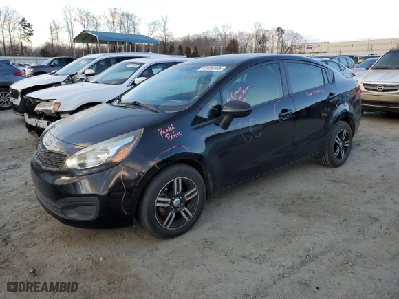 2012 Kia Rio LX with VIN KNADM4A35C6088175, listed as a Copart auction lot 42489305 with 132,236 mi miles and Salvage Title. Bid and sale history available at carsss.com. Image 1.