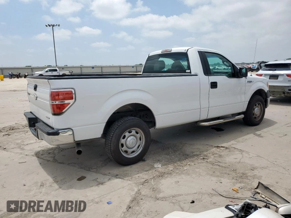2012 Ford F-150 XL with VIN 1FTNF1CF0CKD94098, listed as a Copart auction lot 58035235 with 169,584 mi miles and Salvage title. Bid and sale history available at DreamBid. Image 3.