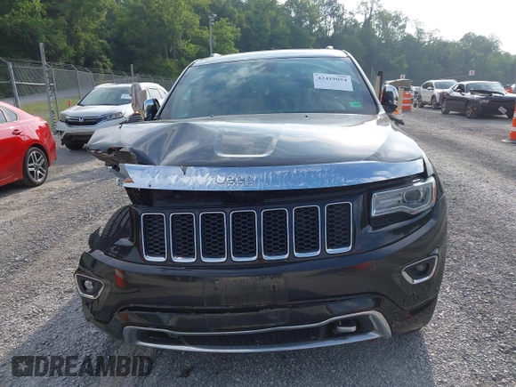 2016 Jeep Grand Cherokee Overland with VIN 1C4RJFCG3GC417699, listed as a IAAI auction lot 42419054 with 109,911 mi miles and . Bid and sale history available at DreamBid. Image 12.